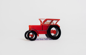 Red Tractor Hair Clip