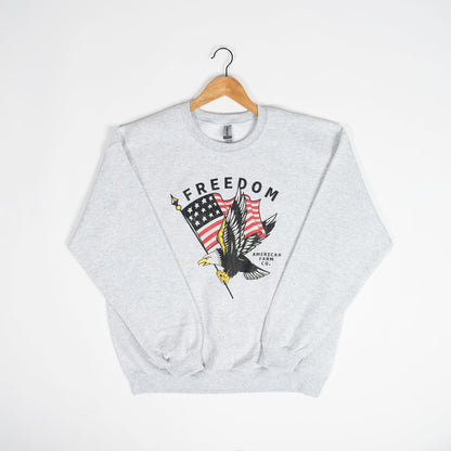 ‘Freedom’ Flag Ash Crewneck