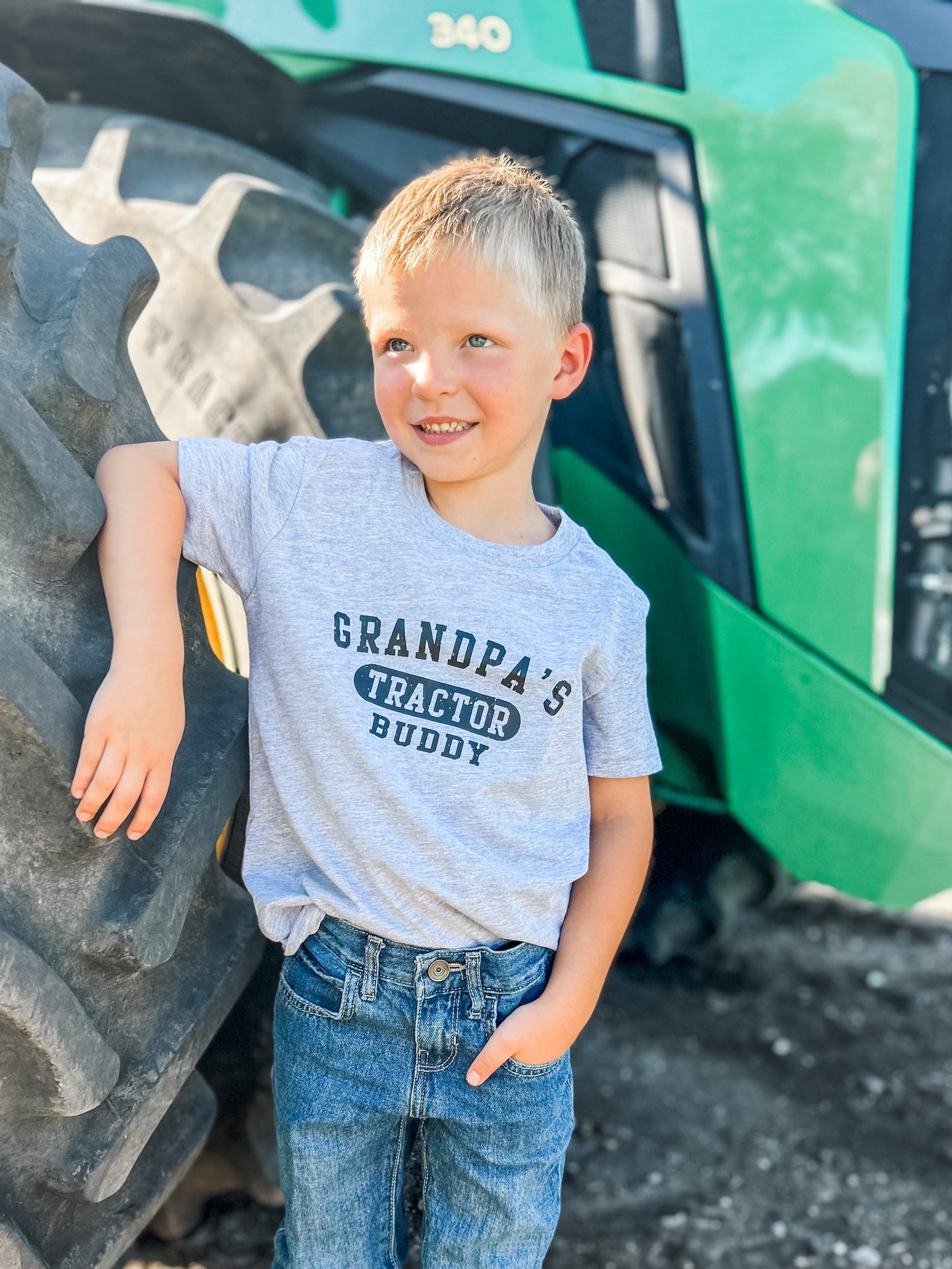 'Grandpas Tractor Buddy' Toddler/Youth Tees