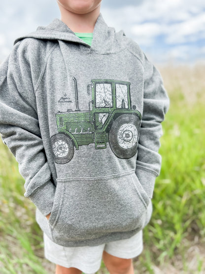 'Green Tractor' Youth & Toddler Hoodie