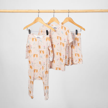 Jersey Calves & Ear Tags Baby Bamboo Pajamas - PREORDER