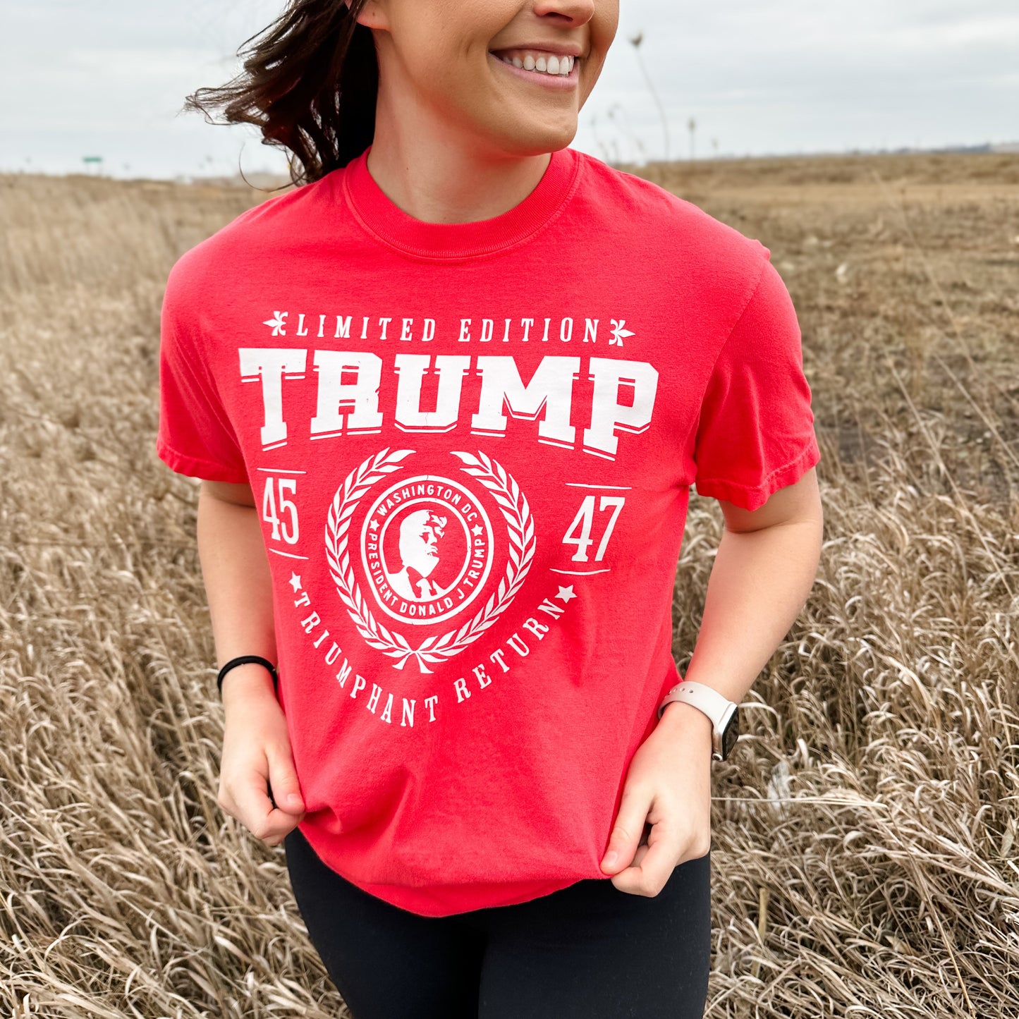 TRUMP 'Triumphant Return' Red Graphic Tee