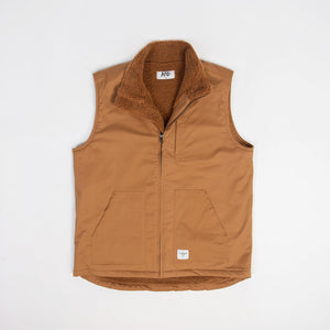 AFC Sherpa Lined Brown Vest - Adult