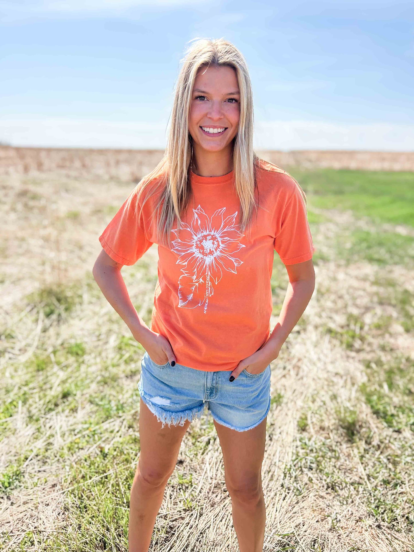 AFC 'Sunflower' Orange Tee