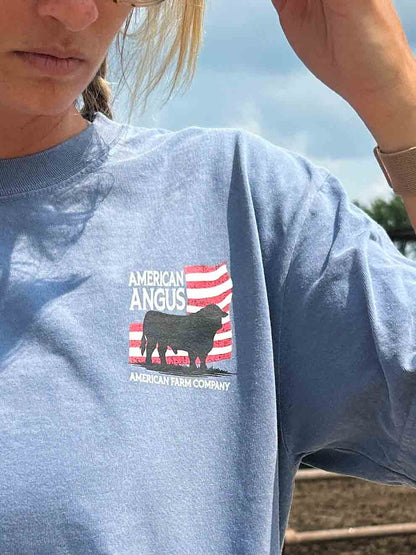 ‘American Angus’ Blue Tee