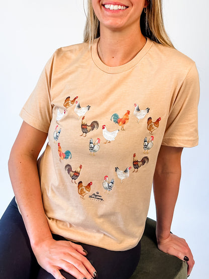 Chicken Heart' Tee