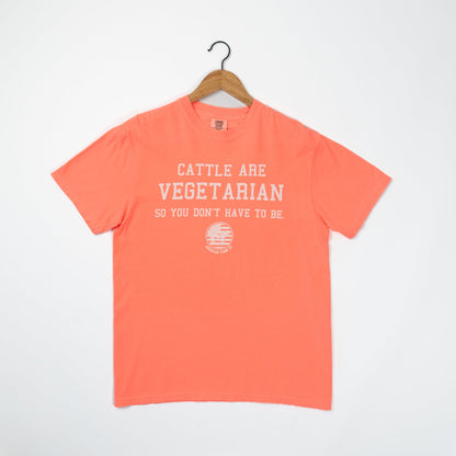 Cattle are Vegetarian' Neon Tee