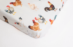 Chicken Crib Sheet