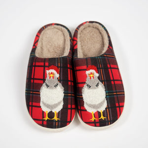 PREORDER Christmas Chicken Slippers - Adult