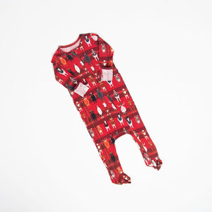 PREORDER Christmas Cow Baby Bamboo Pajamas