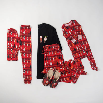 PREORDER Christmas Cow Bamboo Pajama Pants