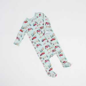 PREORDER Christmas on the Farm Baby Bamboo Pajamas