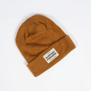 Coyote Brown ‘Support Farmers’ Beanie