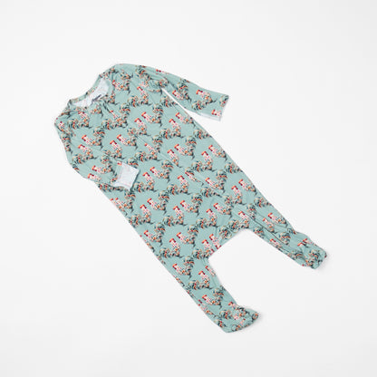 Floral Chicken Spring Baby Bamboo Pajamas - PREORDER