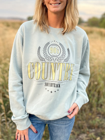 90s Country Sage Crewneck