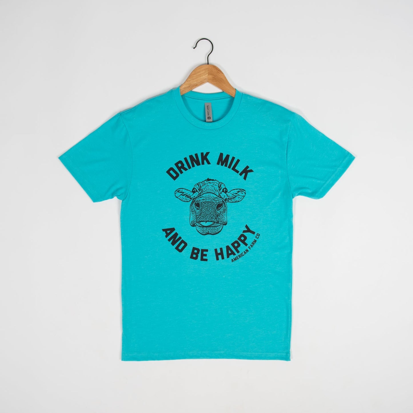 ‘Drink Milk Be Happy’ Blue Tee