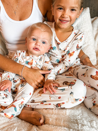 Chicken Baby Pajamas