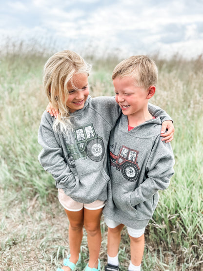 'Green Tractor' Youth & Toddler Hoodie