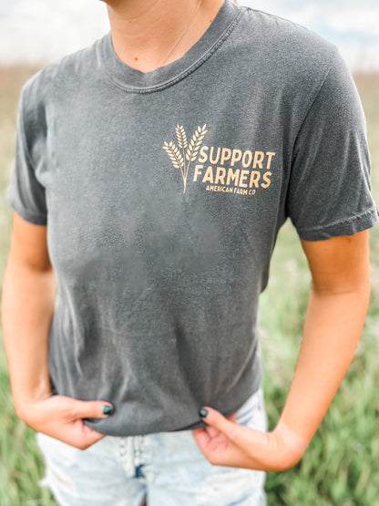 ‘Support Farmers’ Wheat Tee