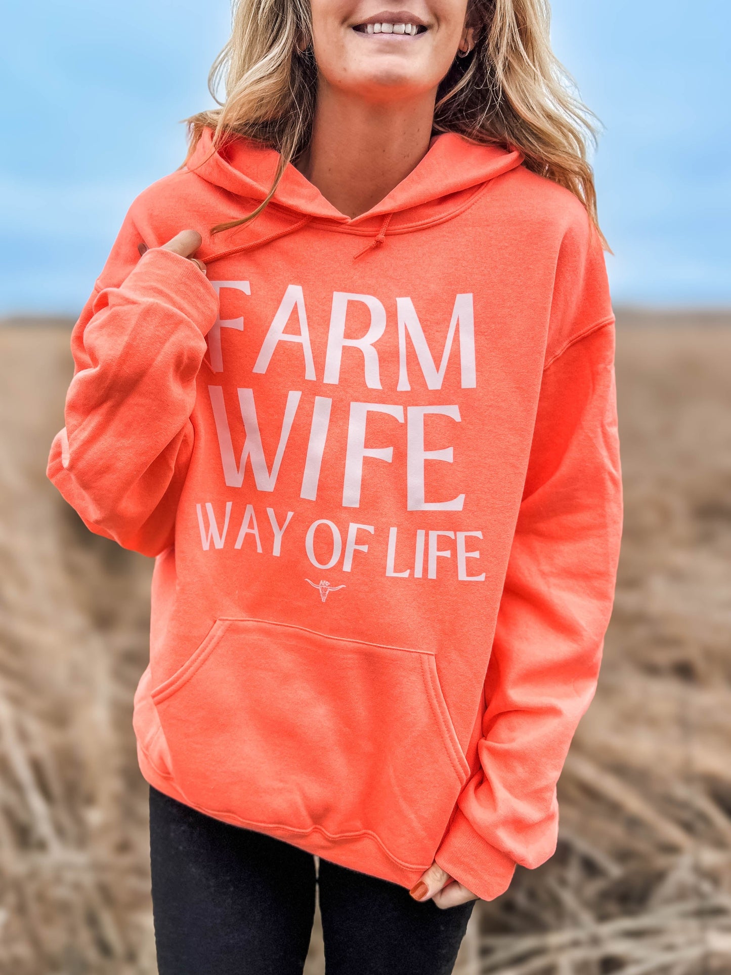 Farm Wife Way of Life' Neon Hoodie