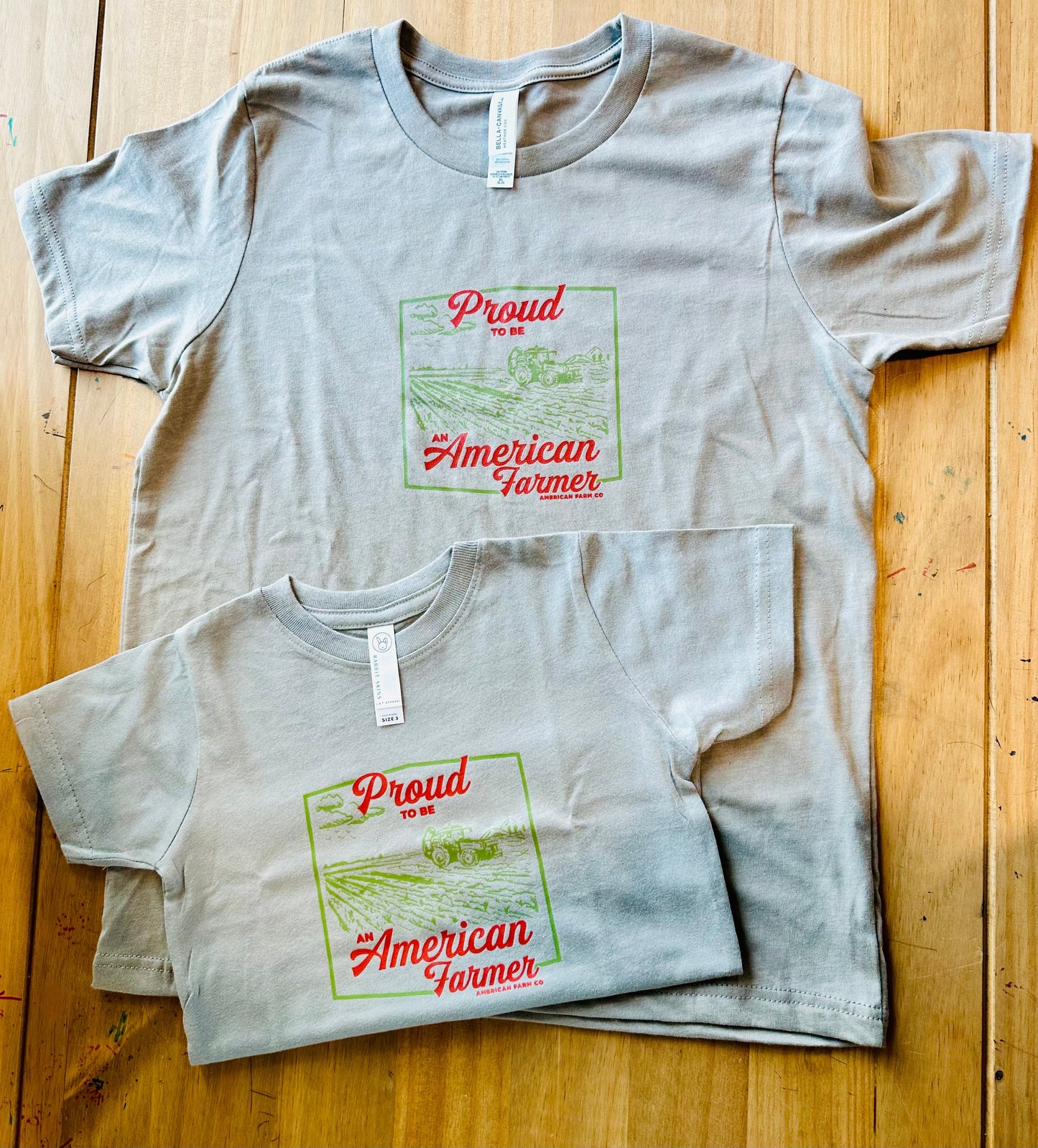 'Proud American Farmer’ -Toddler/Youth Tees