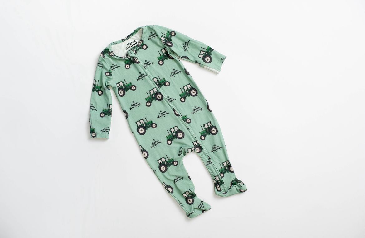 PREORDER Red Tractor Baby Pajamas