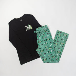 PREORDER Green Tractor Christmas Bamboo Pajama Pants