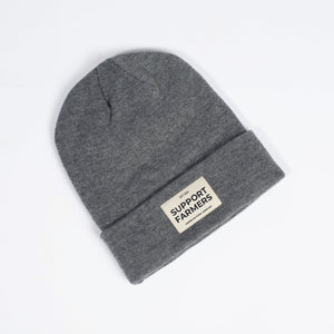 Grey ‘Support Farmers’ Beanie