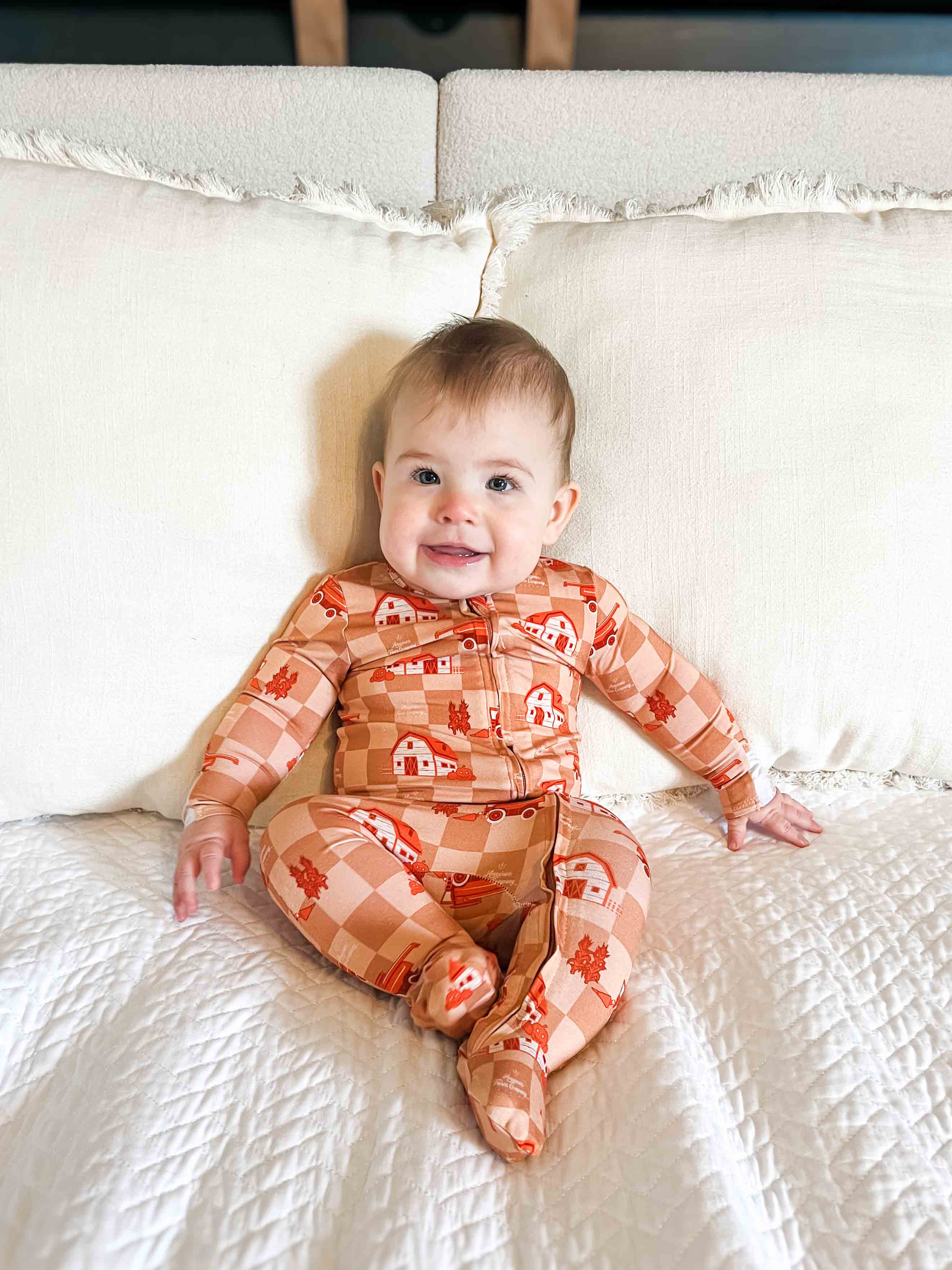 Harvest Combine Baby Bamboo Pajamas