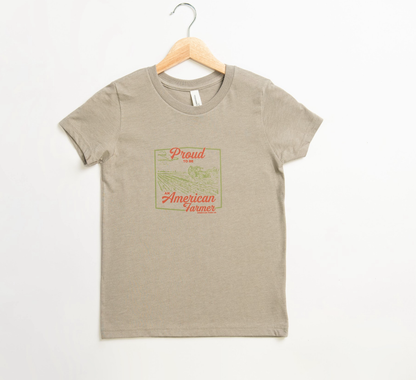 'Proud American Farmer’ -Toddler/Youth Tees