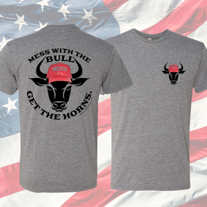 ‘Mess With The Bull’ MAGA Essentials Tee - Trump ‘24