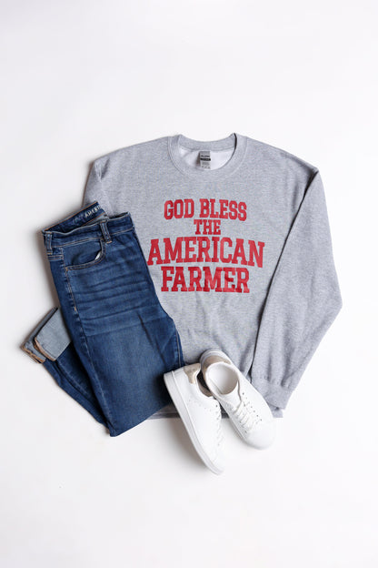 God Bless the American Farmer Crewneck