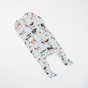 Watercolor Animals Baby Bamboo Pajamas - PREORDER