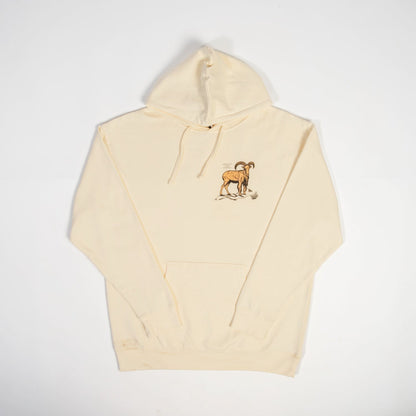 Bighorn Sheep Cream Hoodie