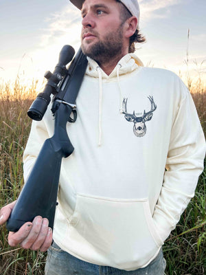 Whitetail Mount Cream Hoodie