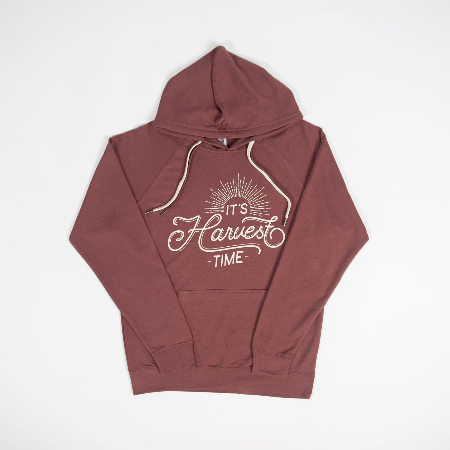 ‘It’s Harvest Time’ Maroon Hoodie