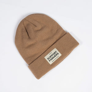 Khaki ‘Support Farmers’ Beanie