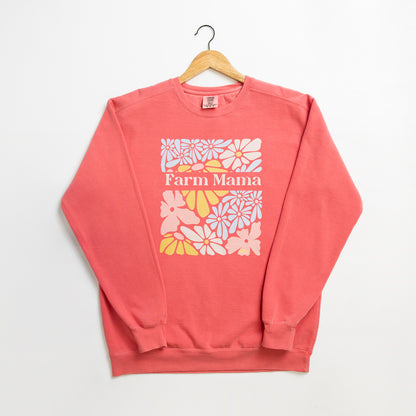 Farm Mama Floral Crewneck