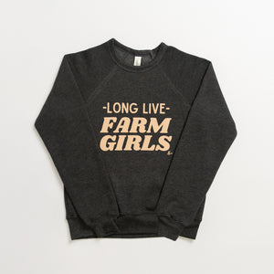 'Long Live Farm Girls' Youth & Toddler Crewneck