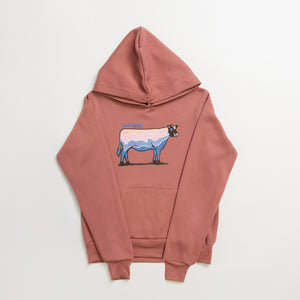 Kids Retro 'Eat Beef' Mauve Youth & Toddler Hoodie