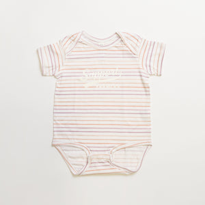 ‘Support Farmers Banner’ Stripe Onesie