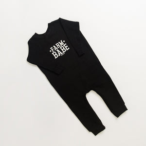 ‘Farm Babe’ Baby Fleece One Piece