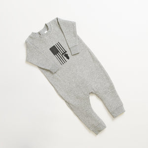 ‘Harvest Flag’ Baby Fleece One Piece