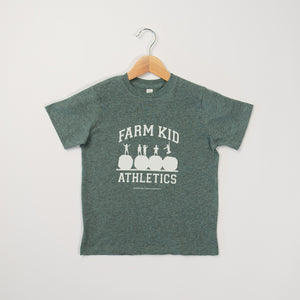 'Farm Kid Athletics' Blue Tee