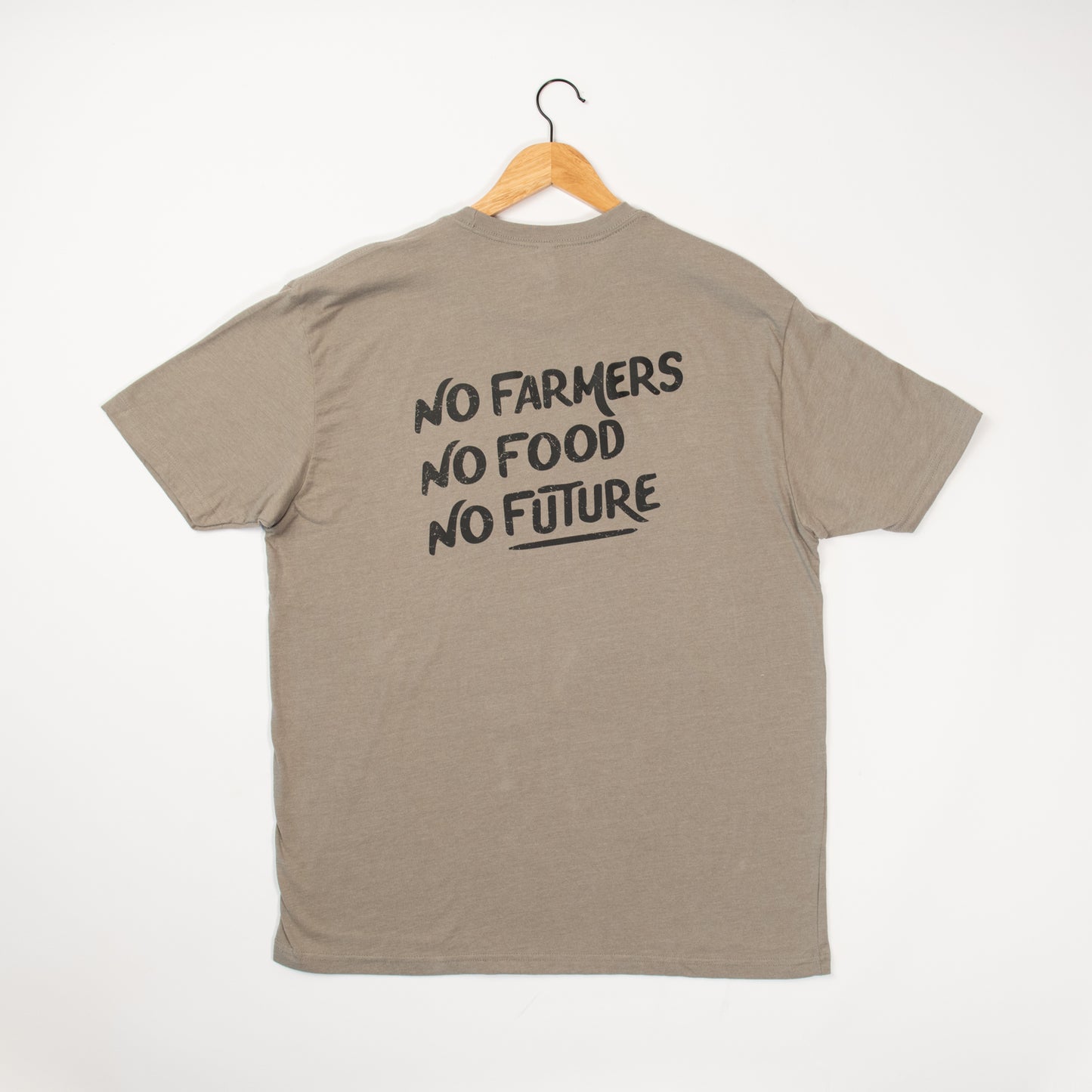 'Harvest Flag' Stone Grey Tee