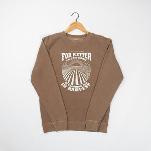 'For Better or Worse' Brown Crewneck