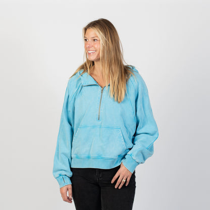 NEW Aqua Blue Everyday 1/4 Zip - PREORDER