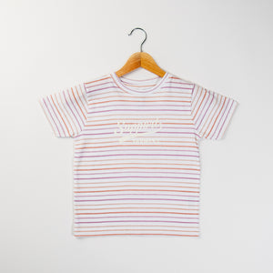 ‘Support Farmers Banner' Stripe Tee- Toddler