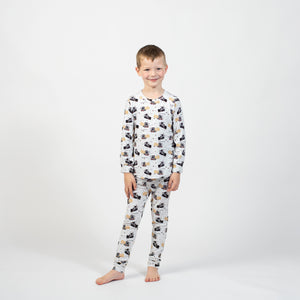 Skid Loader Toddler/Youth Bamboo Pajama Set - PREORDER