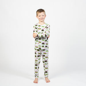 Watercolor Farm Toddler/Youth Bamboo Pajama Set - PREORDER